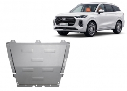 Alumínium motor, sebességváltó, hűtő, első lökhárító védőlemez Chery Tiggo 9