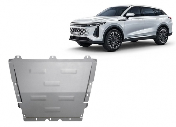 Alumínium motor, sebességváltó, hűtő, első lökhárító védőlemez Omoda 9