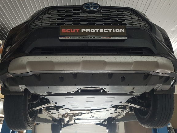 Acél motor, sebességváltó, hűtő, első lökhárító védőlemez Toyota Rav4