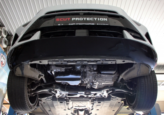 Acél motor, kapcsolószekrény, hűtő védőlemez Cupra Formentor