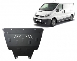 Acél motor, kapcsolószekrény, hűtő védőlemez Renault Trafic