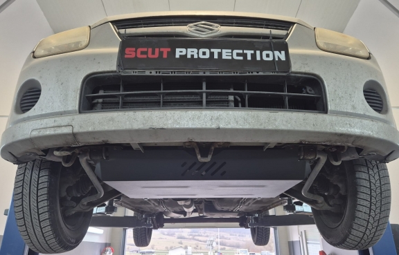 Acél motor, kapcsolószekrény védőlemez Suzuki Wagon R+