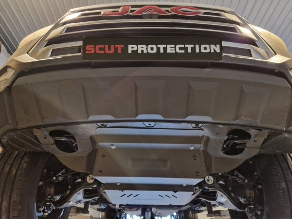 Acél motor, hűtő védőlemez Jac T8