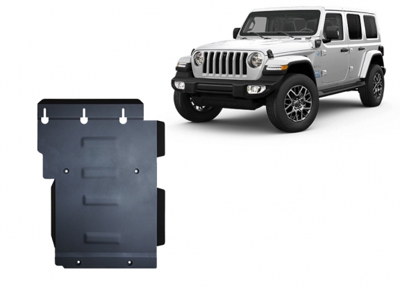 Acél kapcsolószekrény védőlemez Jeep Wrangler