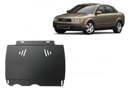 Acél kapcsolószekrény védőlemez Audi A4 B6 - Kézi váltós