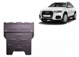 Acél motor, kapcsolószekrény, hűtő védőlemez Audi Q3