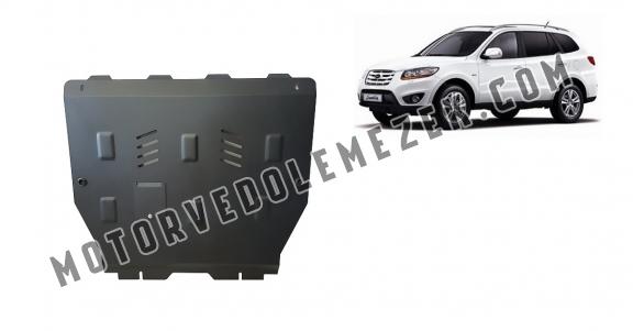 Acél motor, kapcsolószekrény, hütő védőlemez Hyundai Santa Fe