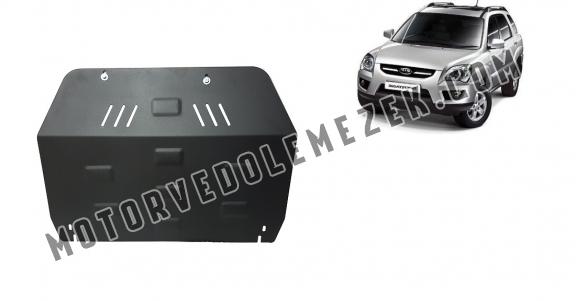 Acél motor, kapcsolószekrény, hütő védőlemez Kia Sportage