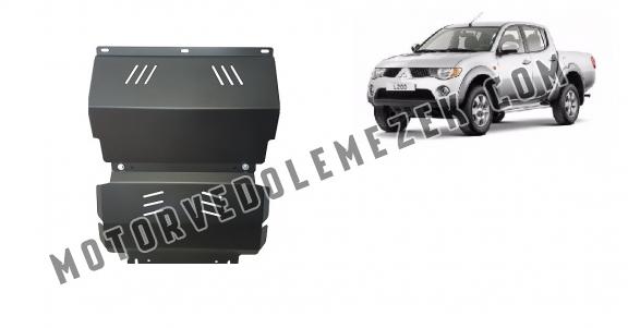 Acél motor, hütő védőlemez Mitsubishi L 200