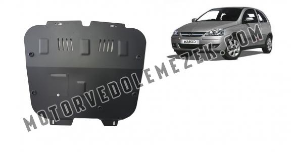 Acél kapcsolószekrény, hütő védőlemez  Opel Corsa C