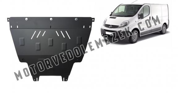 Acél motor, kapcsolószekrény, hütő védőlemez Opel Vivaro A 