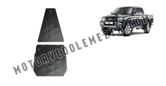 Acél kapcsolószekrény, differenciálmű védőlemez Mitsubishi L 200 
