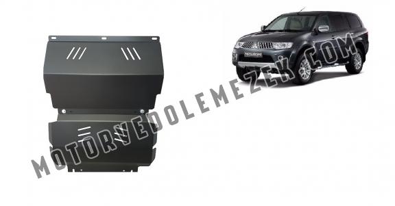 Acél motor, hütő védőlemez Mitsubishi Pajero Sport 2