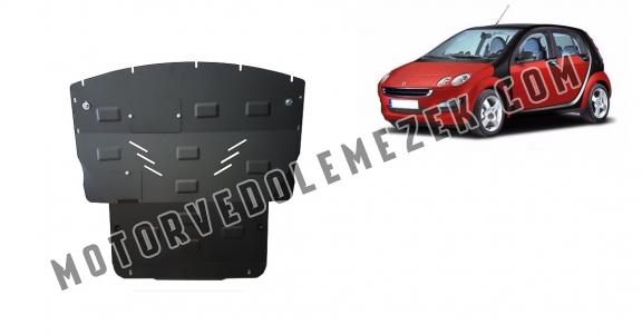 Acél motor, kapcsolószekrény védőlemez Smart ForFour
