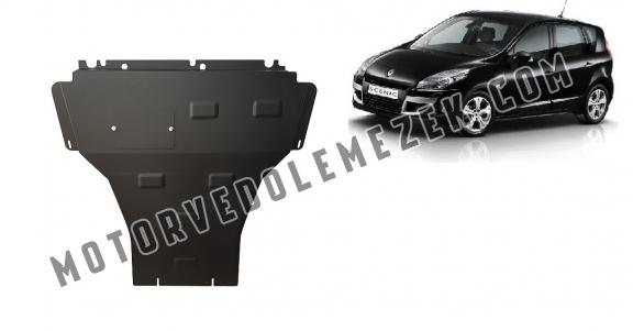 Acél motor, kapcsolószekrény védőlemez Renault Scenic 3