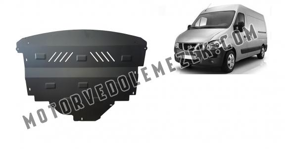 Acél motor, sebbeségváltó, hütő, első lökhárító védőlemez Nissan NV400