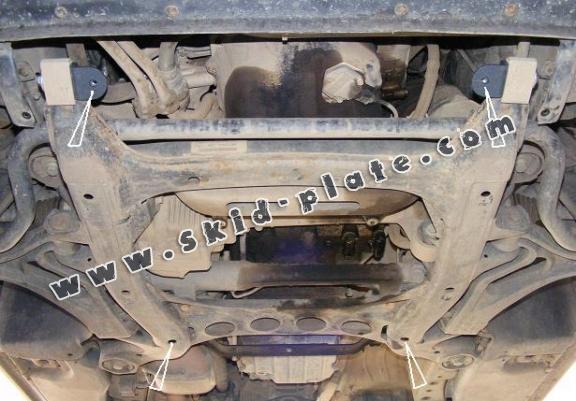 Motor, karter- védő acéllemez Porsche Cayenne
