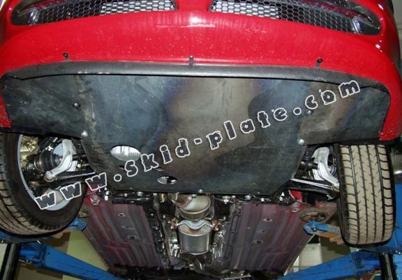 Acél motor, kapcsolószekrény védőlemez Alfa Romeo 147