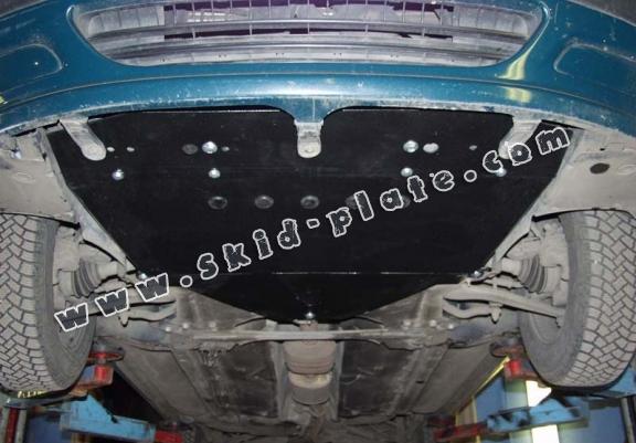 Acél motor, sebbeségváltó, hütő, első lökhárító védőlemez Peugeot 406