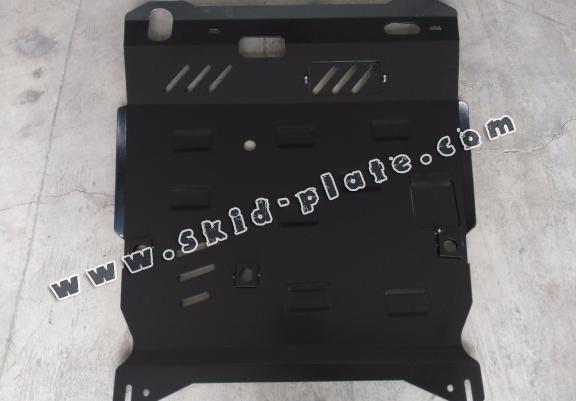 Acél motor, kapcsolószekrény, hütő védőlemez Citroen C - Crosser