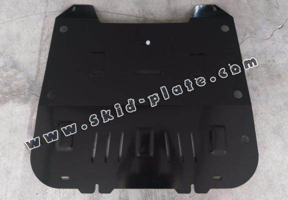 Acél motor, kapcsolószekrény védőlemez Saab 9-3