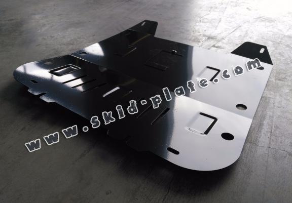 Acél motor, kapcsolószekrény védőlemez Saab 9-3