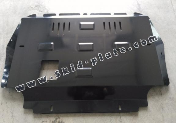 Acél kapcsolószekrény, hütő védőlemez  VW Jetta