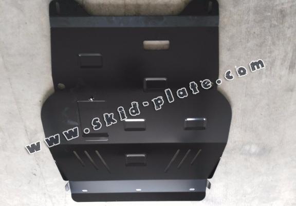 Acél motor, sebbeségváltó, hütő, első lökhárító védőlemez VW Golf  mk4