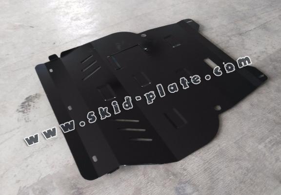 Acél motor, sebbeségváltó, hütő, első lökhárító védőlemez VW Golf  mk4
