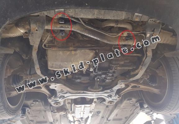 Acél motor, sebbeségváltó, hütő, első lökhárító védőlemez Audi TT