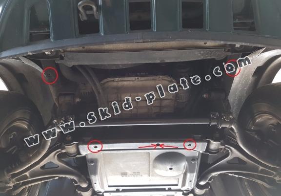 Acél motor, hütő védőlemez Mercedes ML W163