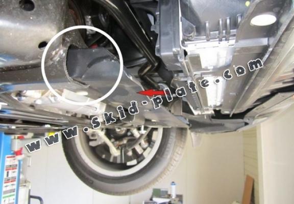 Acél motor-, hűtő védőlemez BMW X4