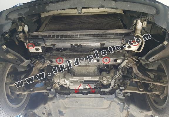 Acél motor, hütő védőlemez Mercedes C-Class W205