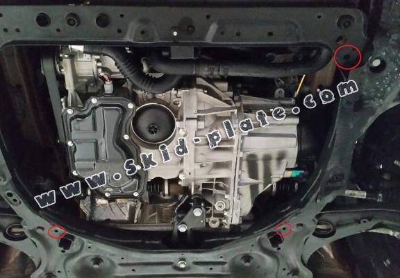 Acél motor, kapcsolószekrény, hütő védőlemez Nissan Micra
