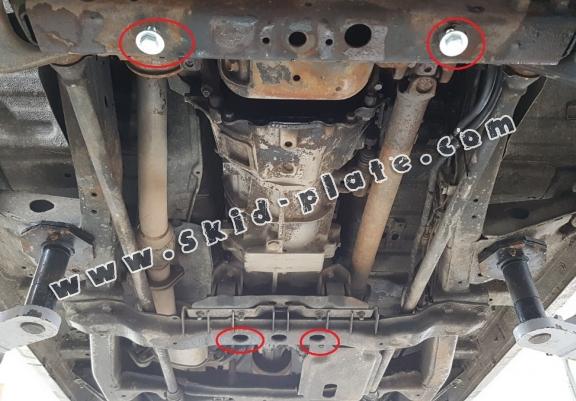 Acél kapcsolószekrény védőlemez Mitsubishi Pajero 3 (V60, V70)
