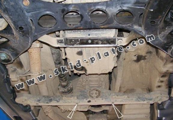 Acél kapcsolószekrény védőlemez Porsche Cayenne