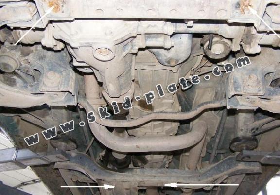 Acél kapcsolószekrény, differenciálmű védőlemez Toyota Hilux