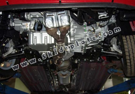 Acél motor, kapcsolószekrény védőlemez Alfa Romeo 147