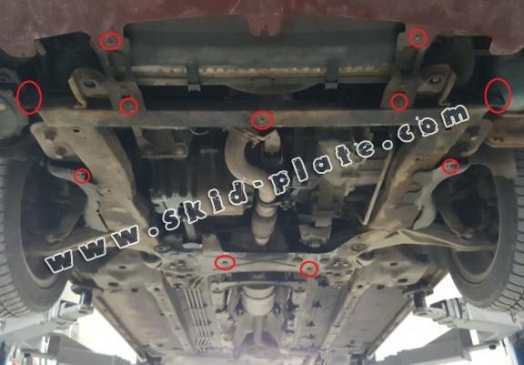 Acél motor, sebességváltó, hűtő, első lökhárító védőlemez Alfa Romeo 159