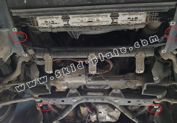 Acél motor, hütő védőlemez BMW Seria 1  F20/F21