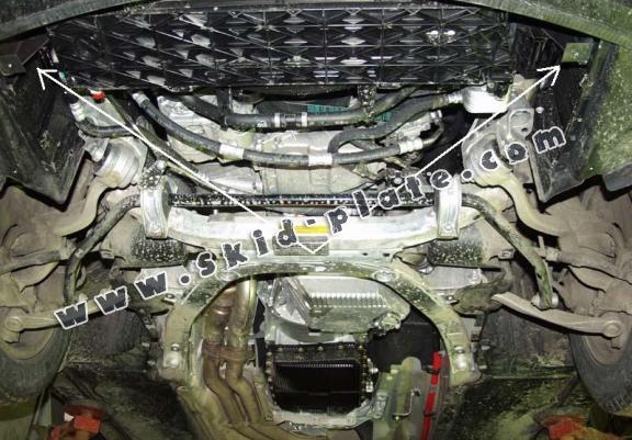 Acél hütő, első lökhárító védőlemez BMW Seria 5 pare-choc normale E60/E61 