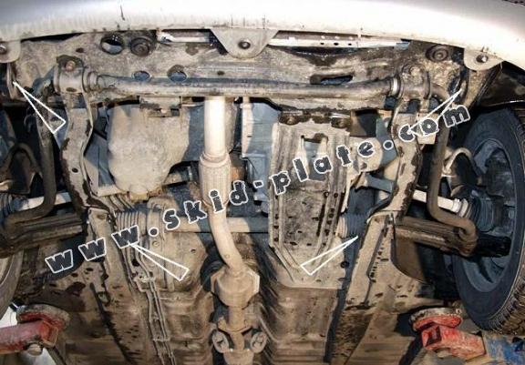 Acél motor, kapcsolószekrény védőlemez Daewoo Matiz