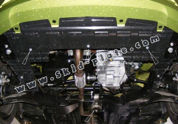 Acél motor, kapcsolószekrény, hütő védőlemez Chevrolet Spark
