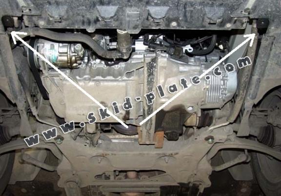 Acél motor, kapcsolószekrény védőlemez Citroen C5