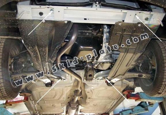 Acél motor, kapcsolószekrény védőlemez Daewoo Espero