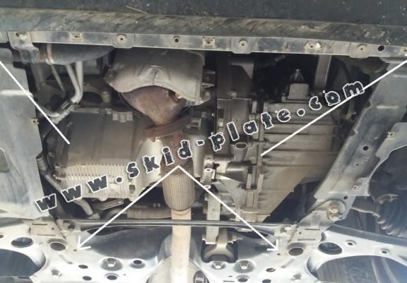 Acél motor, kapcsolószekrény, hütő védőlemez Opel Combo D 