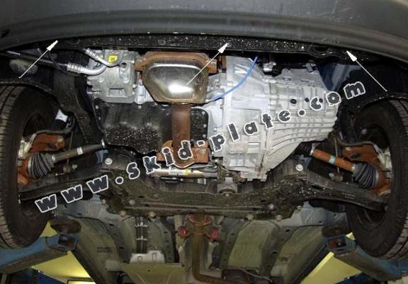 Acél motor, kapcsolószekrény, hütő védőlemez Ford Transit Connect