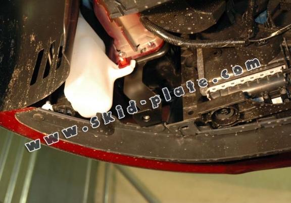 Acél motor, kapcsolószekrény védőlemez Ford Transit Courier