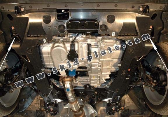 Acél motor, kapcsolószekrény, hütő védőlemez Honda Accord