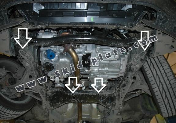 Acél motor, kapcsolószekrény védőlemez Honda Civic (berlin)